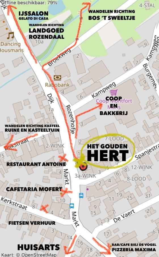 Het Gouden Hert Montfort Eksteriør bilde